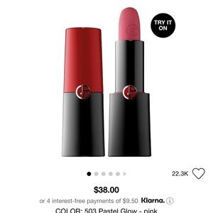 NWT Giorgio Armani Lipstick 503